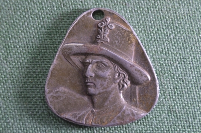 Медаль маршевая знак брелок "Sokolska Chata Ostravice". Чехословакия периода СССР.