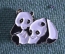 Знак значок "Медведь Панда WWF". Клеймо. Китай.