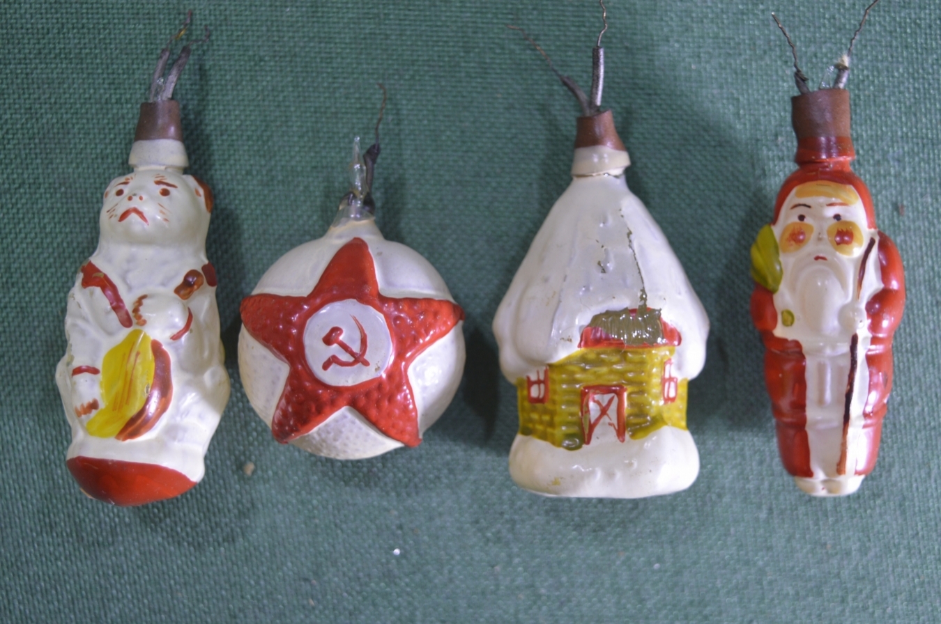 Купить Лампочки от гирлянды, елочные украшения малютки (лот 4 штуки ...