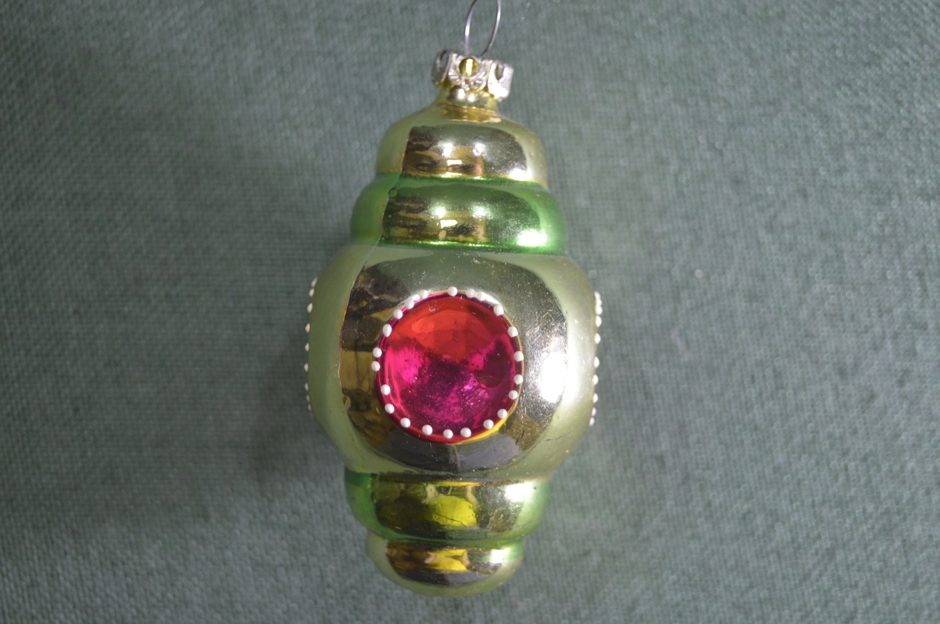 Купить Игрушка елочная стеклянная "Фонарь зеленый черырехсторонний ...