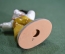 Игрушка елочная "Мышонок в цилиндре с часами". Керамика, майолика, ручная роспись.