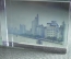 Сувенир стеклянный "Вид на город с реки". Китай. Стекло.