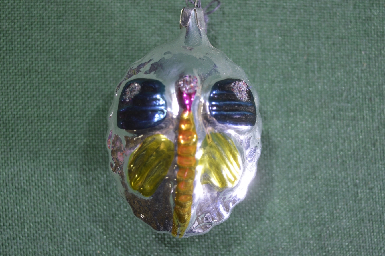 Купить Игрушка елочная стеклянная "Бабочка". Стекло, подвес. 1: цены ...