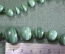 Бусы, ожерелье, 55 см. Зеленый камень, малахит.