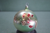 Игрушка стеклянная елочная 