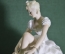 Статуэтка, фигурка фарфоровая "Балерина, завязывающая пуанты". Фарфор Шаубах, Schaubach. Германия.