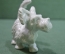 Статуэтка, фигурка фарфоровая "Собака, терьер белый". Фарфор Шаубах, Schaubach Kunst, Германия.