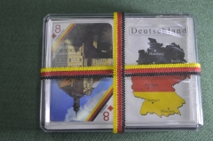 Карты игральные "Германия". 2 колоды в коробке. Новые. Германия. ГДР периода СССР.