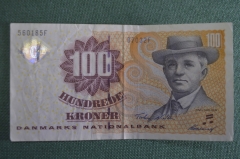 Бона банкнота 100 крон года. Дания.