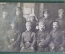 Фотография старинная "Военные на выписке в госпитале". Фото, фотокарточка. 1916 год.