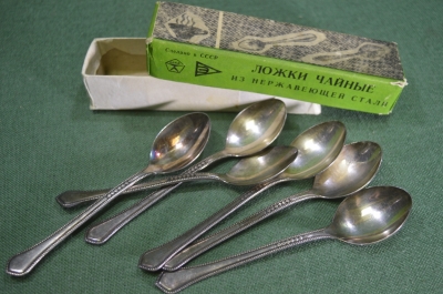 Ложки чайные, Таллин. Мельхиор. СССР.