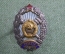 Знак нагрудный "МВТУ". Тяжелый металл, клепки, эмали, винт. Ранний, большой.