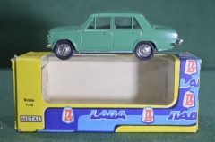  Модель, автомобиль Жигули ВАЗ 2101 Копейка, Масштаб 1/43, СССР. Оригинал. Родная коробка. Дата