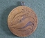 Медаль шейная "Международные соревнования Гудаурская весна. Гороно-лыжный спорт, 1985 год" 