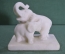 Статуэтка, композиция каменная "Слониха и слоненок". Мыльный камень. 
