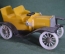 Машинка игрушечная "Ретро автомобиль", желтый. Пластик.