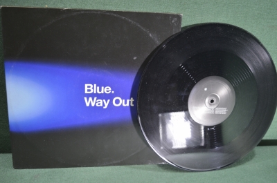 Винил, пластинка 1 lp "Blue Way Out West. Original mix, Club mix, Drive by". BMG, UK, 1997 год.