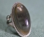 Кольцо, колечко. Полупрозрачный светло-коричневый камень. Женское украшение, бижутерия. 