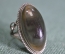 Кольцо, колечко. Полупрозрачный светло-коричневый камень. Женское украшение, бижутерия. 