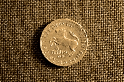 1/4 миллиона марок, Германия (провинция Вестфалия), 1923 г. 