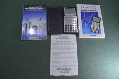 Калькулятор графический Casio FX 7000G. Япония. 1985 год. 