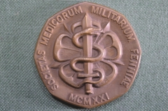 Медаль настольная "Военная медицина". Societas Medicorum Militarium Fenniae. MCMXXI 1970 год