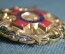 Знак "Военно практич. школа медицинской службы". Ecole d'application du service de sante. Франция. 