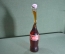 Стакан бокал "Coke" 2 штуки и необычная витая бутылка "Coca cola". Винтаж. Времен СССР.