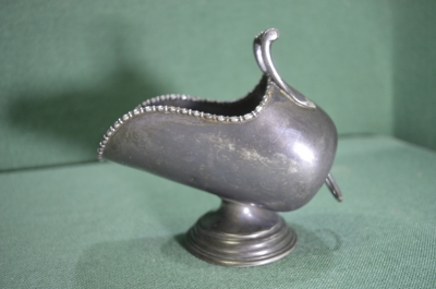 Сахарница старинная "Модерн". Серебрение. Клейма. Великобритания. Конец 19-начало 20в. #U