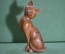Статуэтка, фигурка деревянная "Кошка, кошечка". Ручная работа. Дерево.