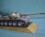 Танк латунный, модель Т-55. латунь, 1960-е годы. Подарок генерал-полковнику. 