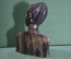 Статуэтка, бюст деревянный "Африканка, африканская женщина". Дерево, Африка. 0,9 кг. Ручная работа.