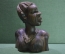 Статуэтка, бюст деревянный "Африканка, африканская женщина". Дерево, Африка. 0,9 кг. Ручная работа.