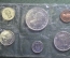 Монеты канадские, набор 1964 года. Запайка, 6 монет. Доллар, 50-25-10-5-1 цент. Монета, Канада.