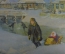 Советский плакат "Зима". Наглядное учебное пособие для 3-4 классов. 1963 г. СССР.