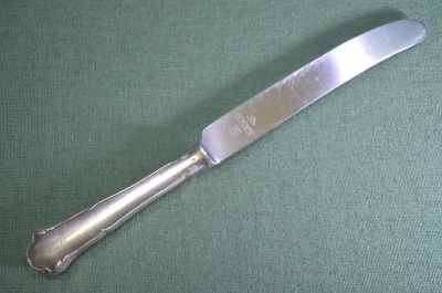 Нож столовый "Нироста, Nirosta WMF". Серебрение, Германия #1