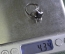 Кольцо, колечко серебряное, с рубиновым камнем. Серебро 925 пробы.