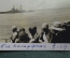 Фотография старинная "Военный корабль Вест Вирджиния".  США, Калифорния, 1929 год. #S3