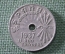 Монета 25 сантимов, сентимо. Республика. Испания, Espana, 1937 год. 