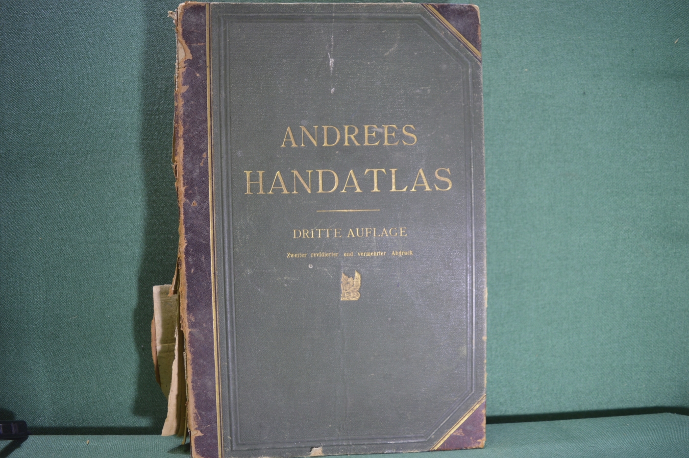 Купить Атлас мира, большой формат. Andrees Handatlas. Лейпциг, 1896 год ...