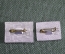 Знак значок "Росохотрыболовсоюз Лось Куропатка". Охота. ЛМД. 2 штуки в лоте. СССР.
