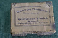 Коробка от набора солдатиков "Нюрнберг". Картон. Германия. 1930-е годы.