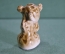 Статуэтка, фигурка фарфоровая "Ревущий мишка, обиженный медвежонок". Фарфор, ЛФЗ.