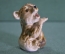 Статуэтка, фигурка фарфоровая "Ревущий мишка, обиженный медвежонок". Фарфор, ЛФЗ.