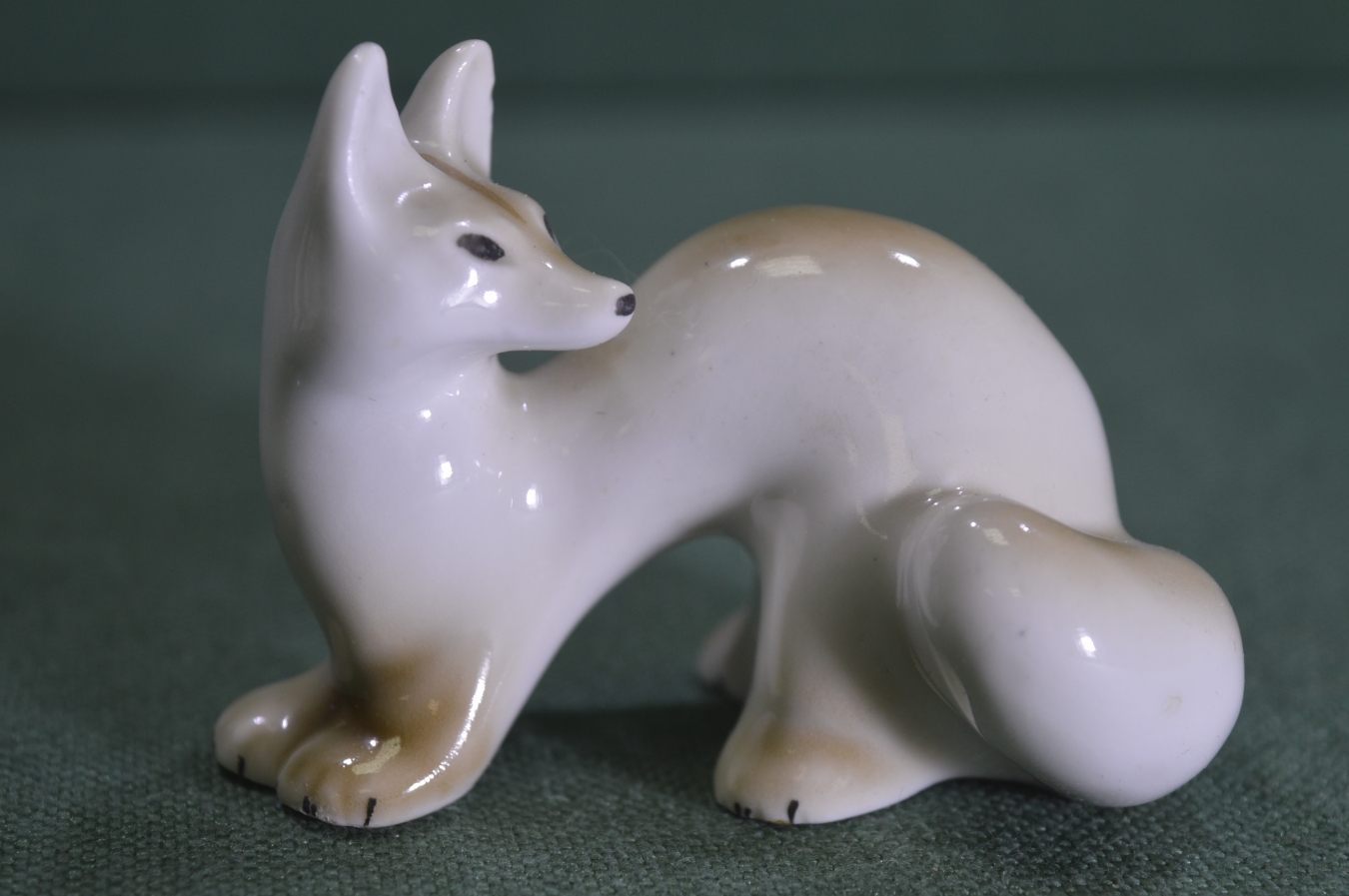 Купить Статуэтка, фигурка фарфоровая "Лиса, лисица, куница". Фарфор ...