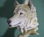 Статуэтка габаритная "Голова волка, Волк". Полистоун, 39 см. Fanconi Arts. Интерьер. 