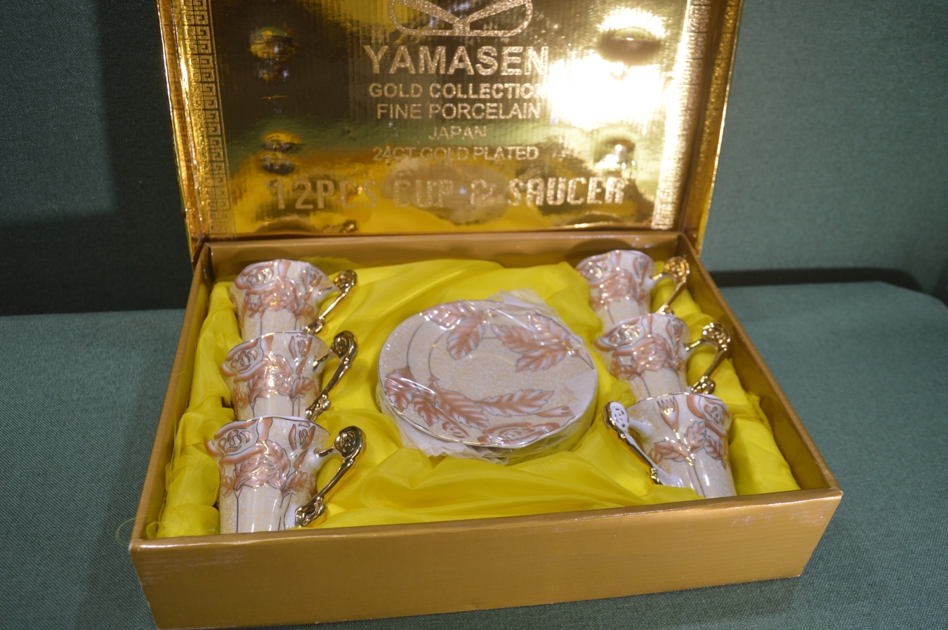 Купить Сервиз, фарфоровые кофейные пары в коробке.Розы. Фарфор ...