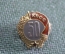 Знак, значок "50 лет в рядах КПСС". Серебро, позолота, эмаль. ММД.