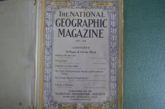 Журнал "The National Geographic", подшивка за 2 полугодие 1914 года. География.