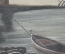 Картина "Старая бухта". Автор неизвестен. Холст, аэрография.